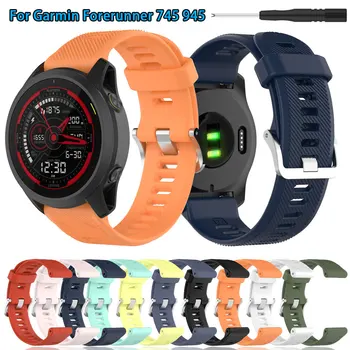 Trak Za Garmin Forerunner 745 945 Fenix 5 6 Silikonski Smartwatch Šport Watchband Zapestnica Zamenjava Manžeta