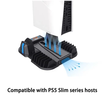 Za GP-521 PS5Slim Konzole Večnamensko Odvajanje Toplote Znanja PS5 Krmilnik za Igre Polnjenje z Igro Disk za Shranjevanje Rack