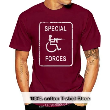 2019 Novo Poletje Cool Tee Shirt Vojski SPECIAL FORCES sobe, primerne za Invalide označijo s tablico Majica s kratkimi rokavi! Smešno T-shirt