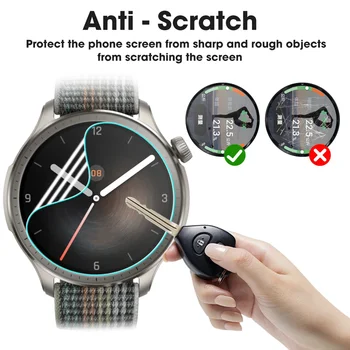 Prilagodljiv Smartwatch Filmov Mehko TPU Zaslon Protektorstvo za Amazfit Bilance HD Jasno, Anti-scratch Zaščitne Prevleke za Amazfit