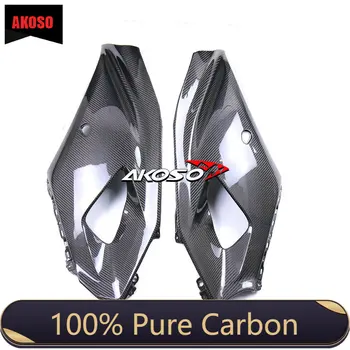 100% Pure 3K Polno Suhe Ogljikovih Vlaken Motocikla oziroma obrobe za Vgradnjo Bočnih Stenah Z Winglets Za Yamaha V7 2022 2023