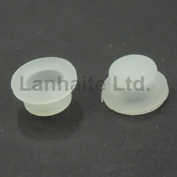 8 mm(D) x 5,5 mm(H) Silikonski Tailcaps - Pregledna (10 kosov)